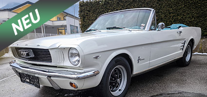 FOR SALE - Ford Mustang Cabriolet 1966 weiss kaufen