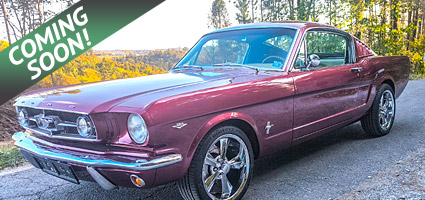 FOR SALE - Ford Mustang Fastback 347 Stroker Schalter 1965 Vintage Burgundy Poly - Verkauf