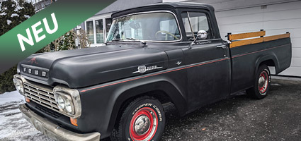 FOR SALE - Ford F100 Half-ton Pickup/ Truck 1959 in schwarz kaufen